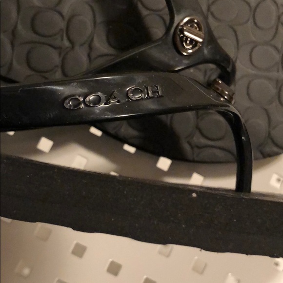 New COACH Abbigail slipper Flip Flops 8 - Picture 4 of 6